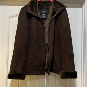 Suede brown jacket